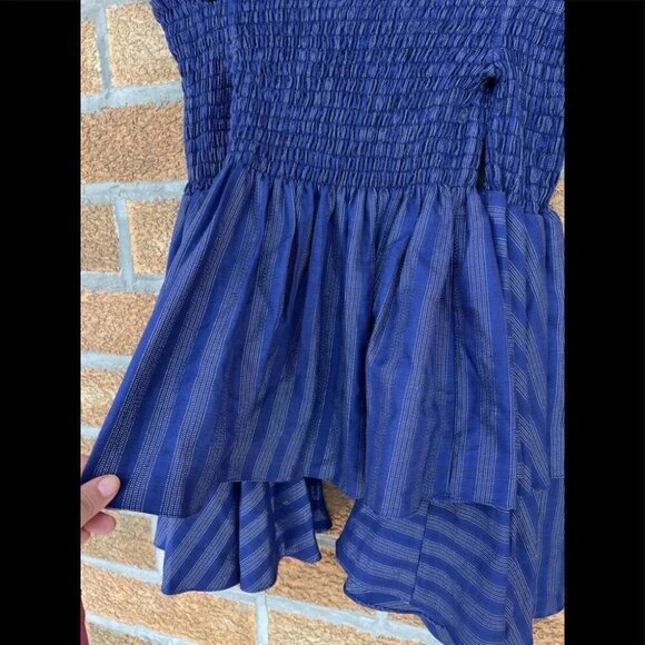 Caroline Constas     Appolonia Smocked Tiered Top SIZE XS - Picture 7 of 14